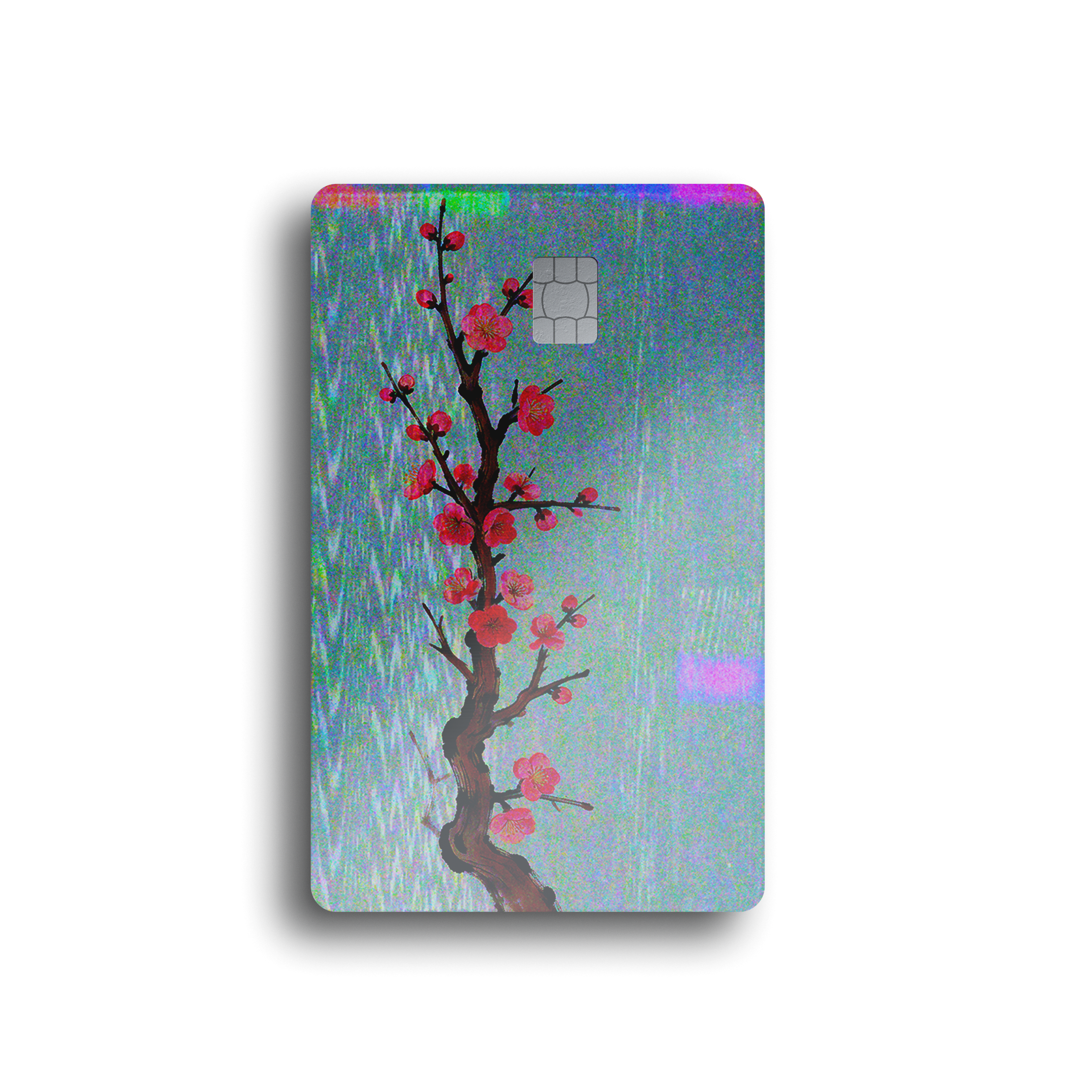 Glitch Sakura Branch Card Skin